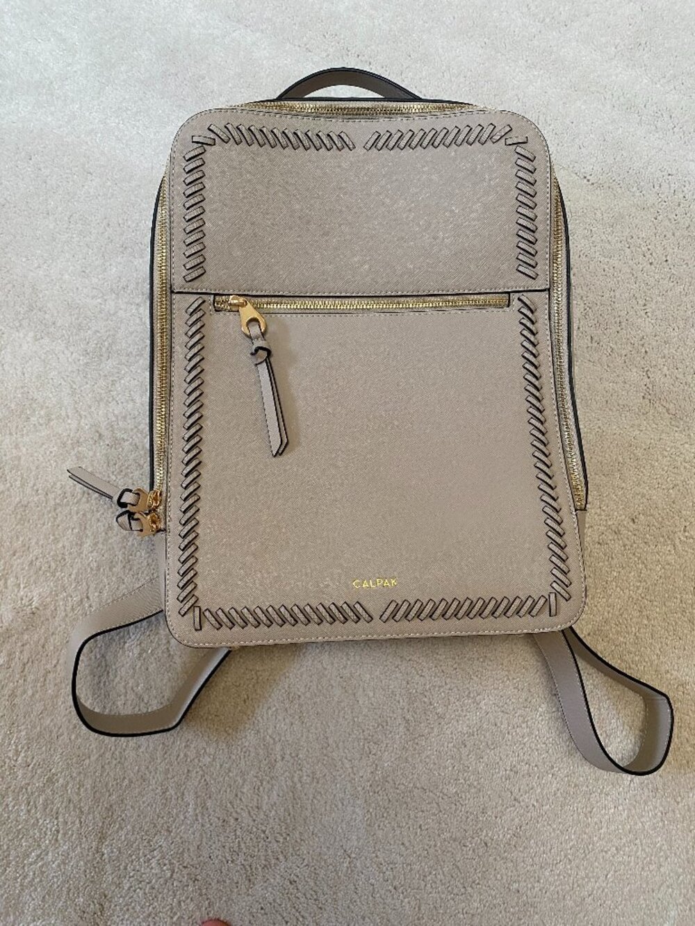 Calpak Kaya Laptop Backpack- Beige